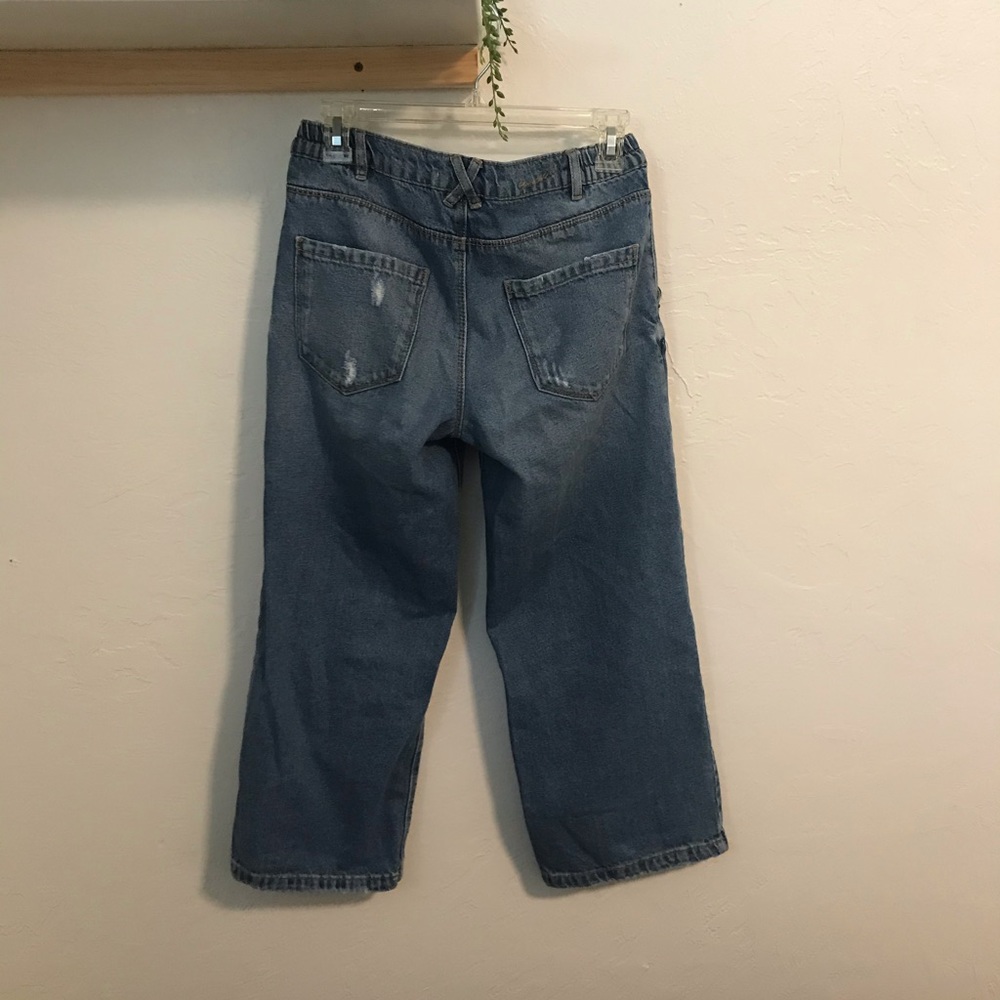 Zara girls wide leg jeans